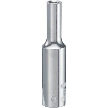 UPC: 0885911586245 | CRAFTSMAN Deep Socket Metric 1/4-Inch Drive 4mm 6-Point (CMMT44401)