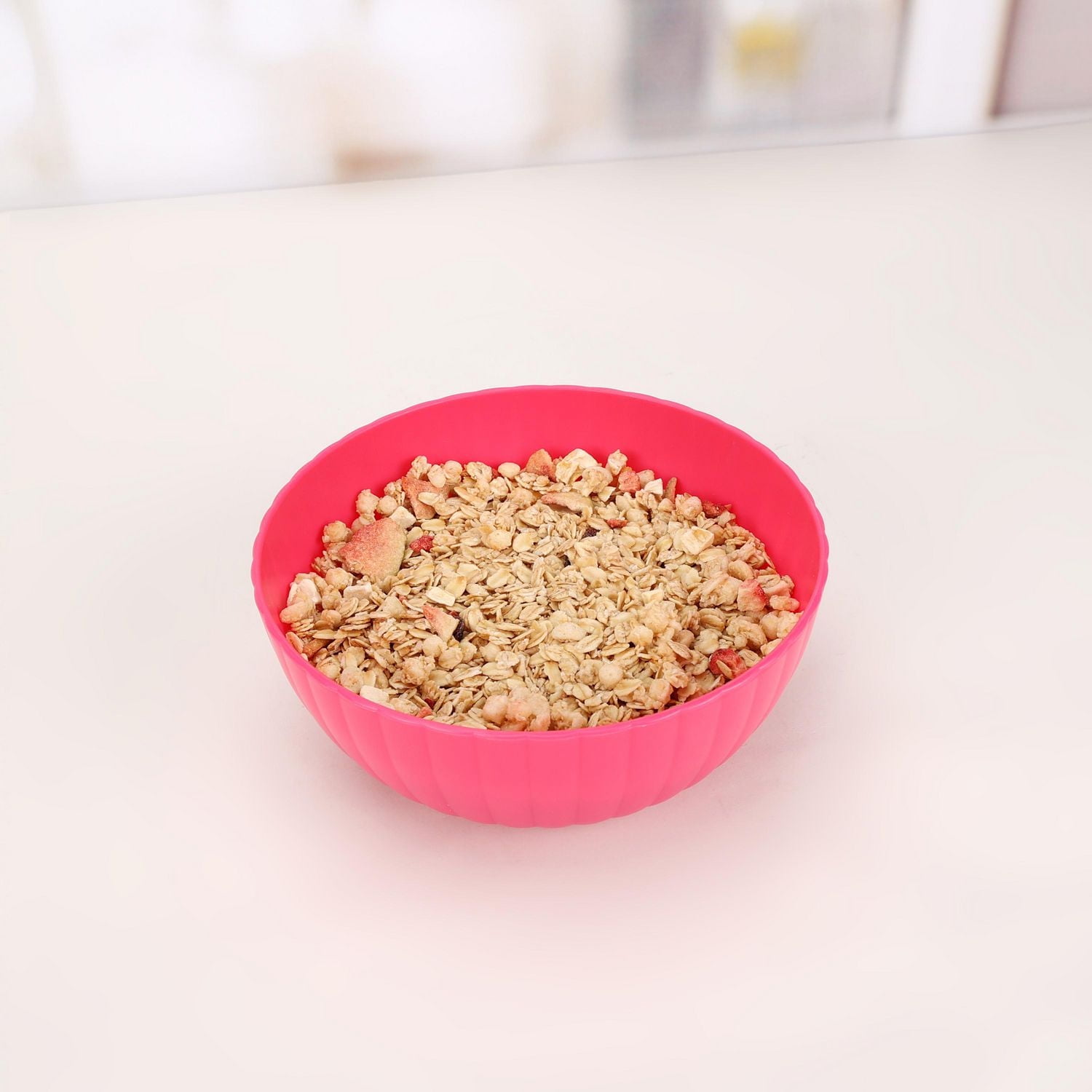 Bol rond en polypropylène fuchsia Mainstays 1 pièce