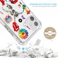 thumbnail image 2 of Popular Culture Elements Collage Clear Case for iPhone 11,Aesthetic Art Design Case for Men Women,Unique Soft Transparent TPU Bumper Case Cover, 2 of 5