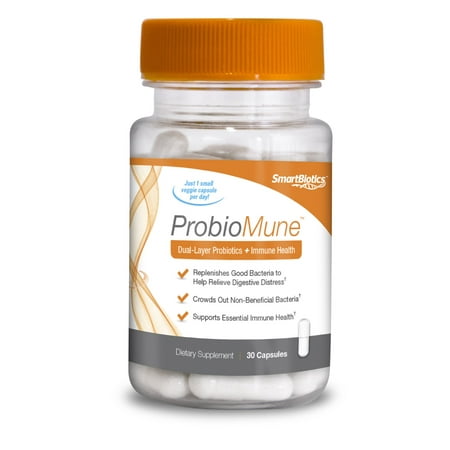 SmartBiotics ProbioMune, Probiotic Supplement for Digestive Support + Immune Health, 30 Count
