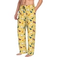 thumbnail image 6 of Logiee Cartoon Duck Print Pajama Pants for Men,Men’s Pajama Bottoms,Mens PJ Pants with Pockets & Button Fly-Small, 6 of 6