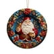 thumbnail image 2 of Adorno Navideño Plano para Árbol de Navidad | Colgante para Casa y Coche | Decoración Navideña Multiusos para Árbol, Chimenea, Puerta, Sala de Estar, Regalo para Recién Nacidos y Bodas, 2 of 5