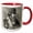 Red/White, variant on 3drose, Peter Simon Pallas, German Naturalist. Engraving - Hi13 Pri0386 - Prisma, 11oz Mug