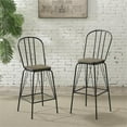 thumbnail image 6 of Bowery Hill Metal Windsor Bar Stool in Black (Set of 2) Finish, 6 of 6