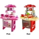 thumbnail image 3 of Electronic Kitchen Cooking Toys Cooker Play Set Lights & Sound Portable Children Kids Tools, 3 of 5