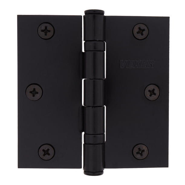 juego de bisagras con baleros perno suelto 7.62 x 7.62 x 1 cm negro 2 piezas