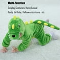 thumbnail image 4 of Baby Green Dinosaur Costumes Unisex Toddler Onesie Halloween Dress Up Romper, 18-24 Months, 4 of 7