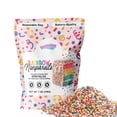 thumbnail image 2 of (3 pack) Snackathon Sprinkles for Baking & Decorating, Rainbow Nonpareils, 7 OZ Resealable Bag, 2 of 9