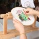 thumbnail image 2 of Adjustable Embroidery Hoop Holder, Crossstitch Supplies Rotated Embroidery Lap Stand With 3 Embroide, 2 of 5