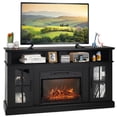 thumbnail image 1 of Costway 58" Fireplace TV Stand W/ 1400W Electric Fireplace for TVs up to 65 Inches Black, 1 of 10