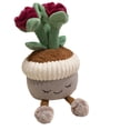 thumbnail image 3 of Adorable Rose Succulent Plush Toy Potted Plants, Soft and Cuddly Stuffed Dolls, Perfect Room Decor for Home, Thoughtful Birthday Gifts for Kids Boys, Girls, and More, 3 of 7
