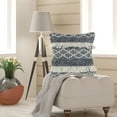 thumbnail image 4 of Ox Bay Textured Fringe Square Throw Pillow, 4 of 5