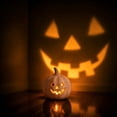 thumbnail image 6 of Halloween Decorations Pumpkin Candle Holder Lantern Vintage Autumn Farmhouse Table Decoration for Fall Home Indoor Outdoor Front Porch Mantel, 6 of 7