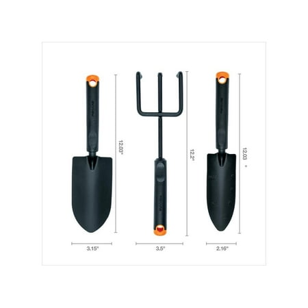 Fiskars 3-Piece Garden Tool Set Review: Rust-Resistant Steel & Ergonomic Handles for Planting, Digging & Aerating 2 Fiskars 3-Piece Garden Tool Set
