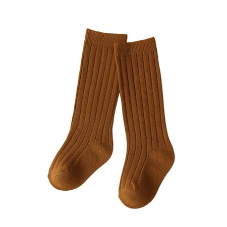 

None Baby Infants Toddlers Girls MIddle Socks 1 Pack Bow Ribbed Long Stockings Ruffled Socks School Leggings Girls Tall Sports Socks