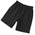 thumbnail image 2 of Liyamei Boys Running Shorts with Drawstring for Gym and Outdoor Play Size 3-12,Black, 2 of 4