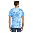 thumbnail image 2 of Port & Company Men's Tie-Dye Cotton Short Sleeve T-Shirt Light Blue Large, 2 of 4