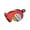 Red RD, variant on Gas Horn for 12V Truck Motorcycle High Pitched Snail Shape Loud Clear Sound Low Power Universal Easy Install Durable Car Bike Electric Accessory