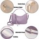 thumbnail image 5 of Bolso Bandolera para Mujer Bolso Bandolera Mujer Bolso Bandolera Bolso para Cámara Bolso Cruzado Bolso Bandolera Pequeño Cremallera Cuero Vegano Correa Ancha, 5 of 6