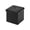 Black 11.8"x11.8"x11.8", variant on Folding Storage Ottoman Cube, Faux Leather Footrest Seat Coffee Table, Brown 11.8"x11.8"x11.8"