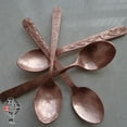 thumbnail image 3 of Wollet Hand-made Pure Copper Spoon, 16cm(6.29'') Copper Tableware,Solid Thick Chopsticks, 3 of 6