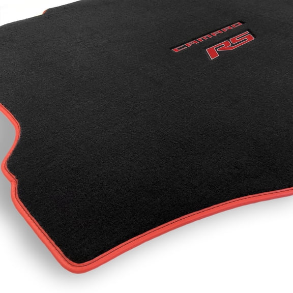 Lloyd Mats LogoMat Custom-Fit Carpet Trunk Mat for 2010-2015 Chevrolet Camaro Coupe, Charcoal