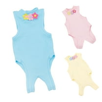 Walbest Cat Recovery Suit Super Soft Cotton Cat Surgical Recovery Suit Pet Apparel for Kitten S-L