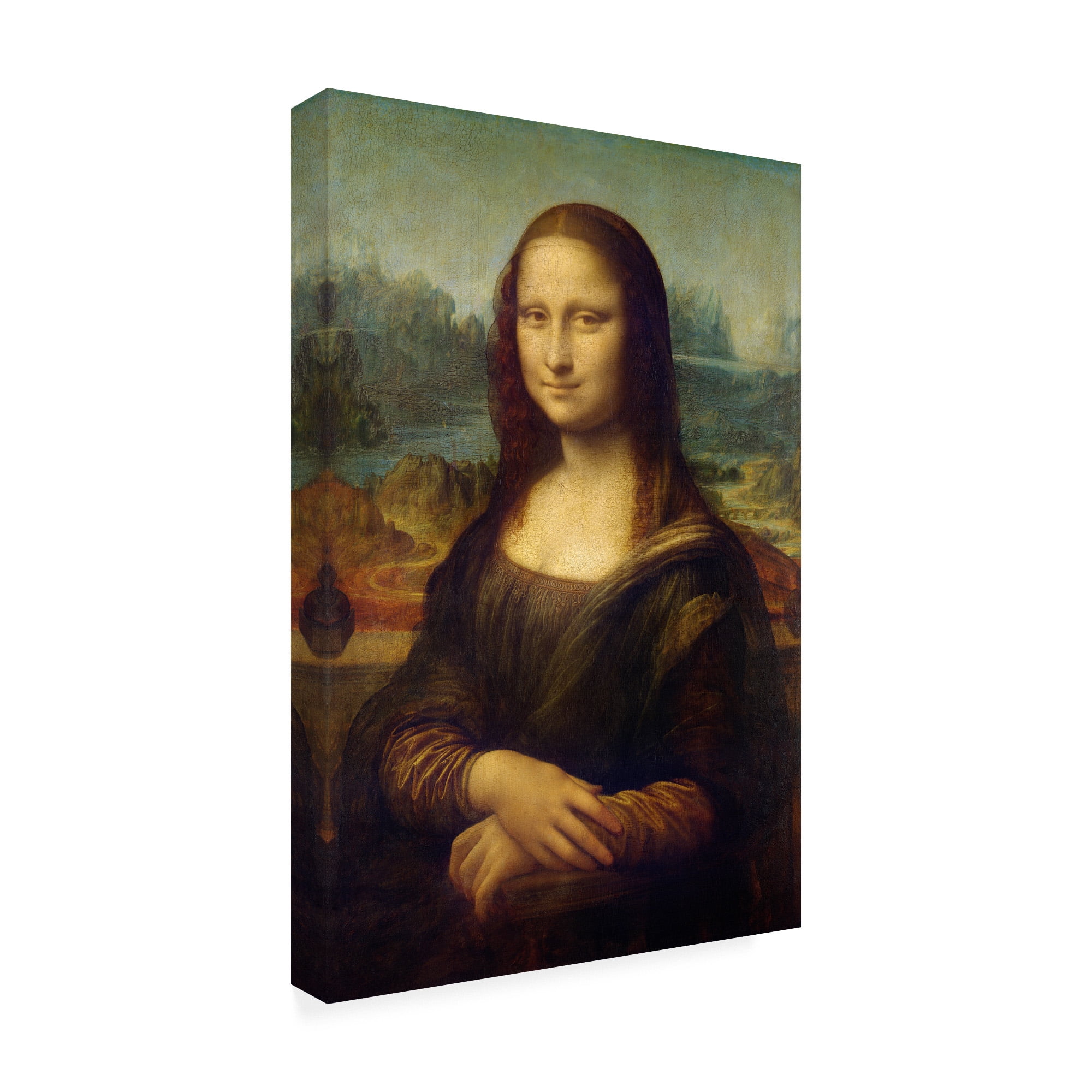 Trademark Fine Art 'Mona Lisa Da Vinci' Canvas Art by Leonardo Da Vinci