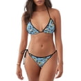 thumbnail image 1 of Balery Pirate Marine Animals Pijama Estampado Bikini de Dos Piezas para Mujer - Conjunto de Bikini Ajustable Sexy y Cómodo para Playa, 1 of 6