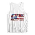 thumbnail image 5 of Mifsaly Womens Floral Patriotic Tank Tops Summer Sleeveless Graphic Tees 4Th Of July Crewneck Loose Fit Casual Lightweight Independence Day Shirts L, 5 of 5
