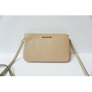 Michael Kors Jet Set Travel LG Triple Gusset Pebbled Leather Crossbody Bag