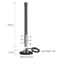thumbnail image 3 of FLhrweasw 4dBi 858-878MHz para antena minero punto acceso helio + base magnética (45 cm gris), 3 of 9