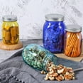 thumbnail image 7 of 16 oz Blue Mason Jars with Lids - Food Grade Safe - 6 Pack Canning Jars for Fruits and Veggies - Versatile and Stylish Kitchen Storage Solution|Blue Mason Jars 16oz with Lids, Food Grade safe - Six Pa, 7 of 7
