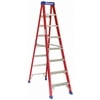 Westward Stepladder,Fiberglass,IA, 8 ft. 44YY29