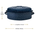 thumbnail image 2 of Limited Edition Large Covered Oval Roasting Pan, 18", Blue, 2 of 5