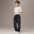 thumbnail image 6 of Boys Sweatpants Athletic Pants Baggy Sweatpants for Boys 3-14 Years Kids Youth Workout Sweat Pants Kids Black Sweatpants Size 13-14 Years, 6 of 7
