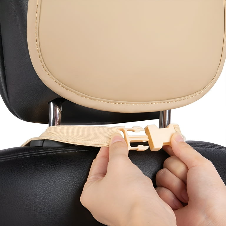 Paffenery Luxury Heated Cooling Car Seat Cover 12 24V Universal Fit Lumbar Support Beige Walmart