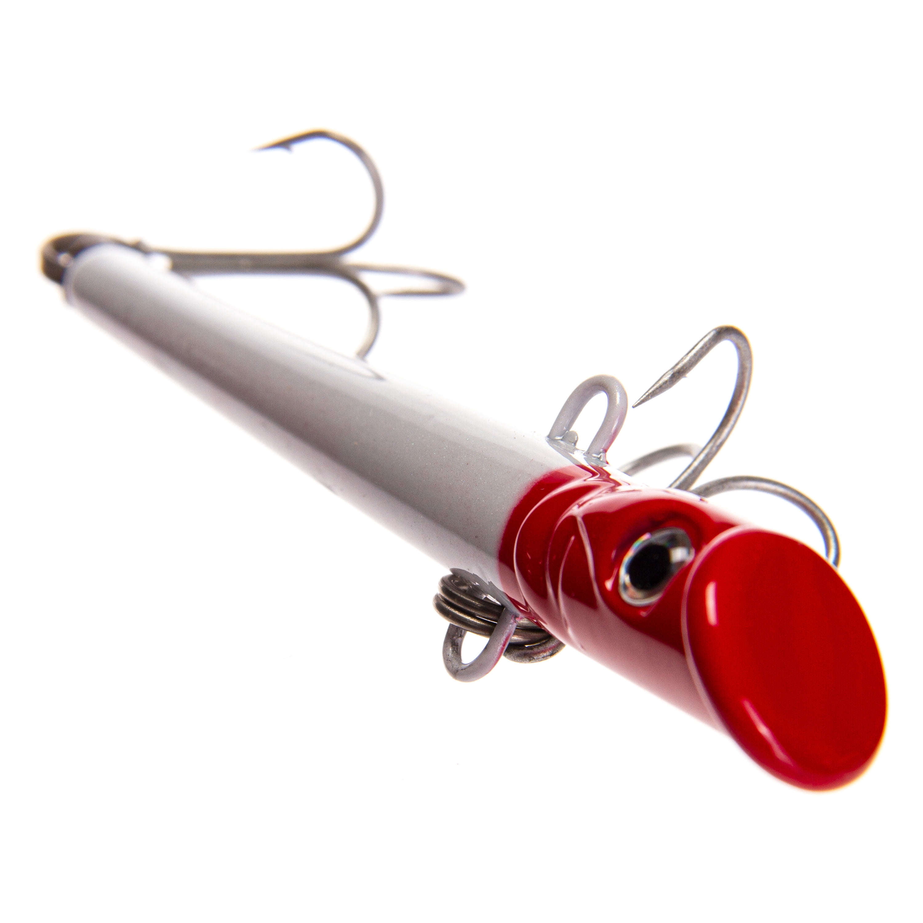 Ozark Trail Saltwater Inshore Jigging Fishing Lure, Red/White, 1 oz