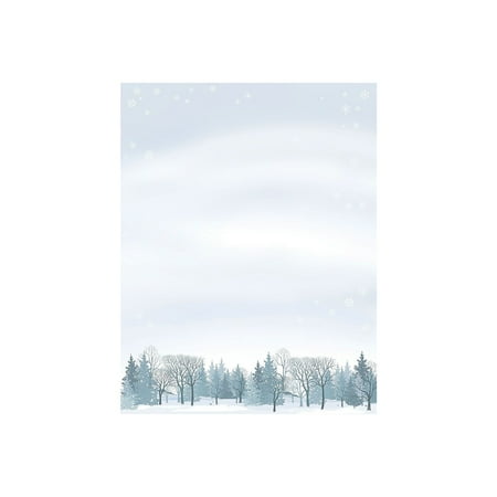 UPC: 0601952151019 | Great Papers! Holiday Stationery 8.5  x 11  Winter Wonderland 80 Count 2015101