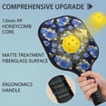 thumbnail image 2 of Pickleball Paddles Set,Pioneer Flower Floral Print Pattern Fiberglass Surface Pickleball Racket Set with 2 Indoor Outdoor Pickleball Balls and Pickleball Bag,Pickle-ball Equipment, 2 of 6