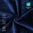 thumbnail image 4 of Regal Living Warm & Cozy Plush Velvet Blanket, Navy Blue, 66 x 90, 4 of 9