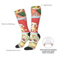 thumbnail image 4 of Masiiu Bluey Print Adult Crew socks, Comfortable Novelty Colorful Patterned, Breathable, Stylish Colorblock for Men Women, 4 of 6