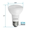 thumbnail image 3 of Luxrite BR20 LED Light Bulbs, 6.5W=45W, 6500K Daylight, Dimmable, 1100 Lumen, E26, 3 of 7