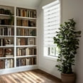 thumbnail image 4 of CHICOLOGY Zebra Roller Shade , Window Zebra Blind , Light Filtering , Basic Arctic, 35.5"W X 72"H, 4 of 9