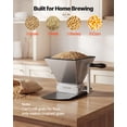 thumbnail image 3 of VEVOR Manual Grain Mill, Homebrew Malt Grinder, Adjustable Barley Mill Crusher for Wheat Beer Brewing - with 2 Stainless Steel Rollers, 1.06 Gallon Hopper & Metal Base Plate, 3 of 9