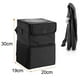 thumbnail image 3 of Cubo de basura , bolsa de basura plegable e impermeable Oxford con bolsillos terale organizador de botas para - 30x20x19cm Los 30x20x19cm Macarena bote de basura del coche, 3 of 8