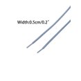 thumbnail image 2 of INSPIRE CHIC 2 Pair Round Shoe Laces Solid Woven Athletic Shoelaces for Sneakers, Boots & Running Shoes 140cm/55.11" Grey Blue, 2 of 4