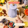 thumbnail image 5 of Beautiful 1-Liter Electric Gooseneck Kettle 1200 W, Lavender by Drew Barrymore, 5 of 11