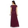 thumbnail image 2 of Adrianna Papell CASSIS Women's Boat-Neck Short-Sleeve Beaded Blouson Gown, US 16, 2 of 4