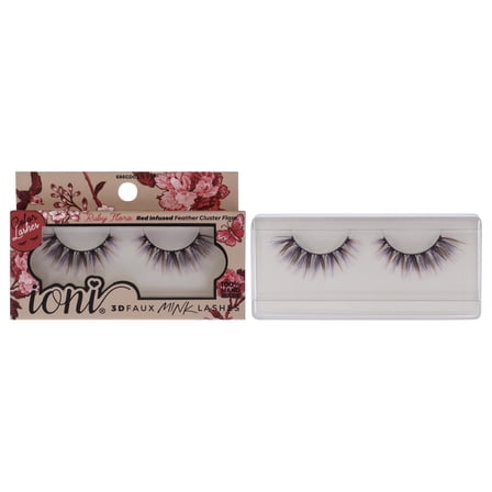 Lash Garden 3D Faux Mink Lashes - Ruby Flora by Ioni for Women - 1 Pair Eyelashes